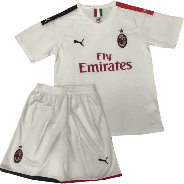 Camiseta Milan 2ª Niños 2019/20 Blanco